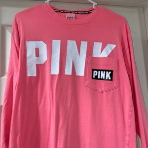 pink long sleeve